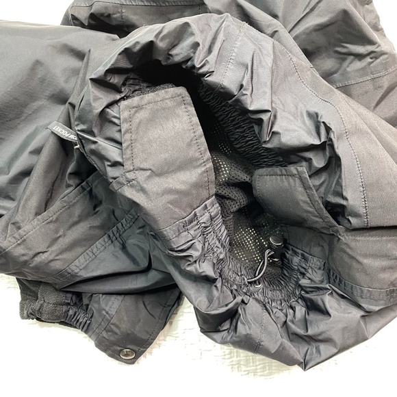Vintage The North Face Gore-Tex Women's Snow Ski Pants Sz S Black Full Side Zip - Picture 7 of 13
